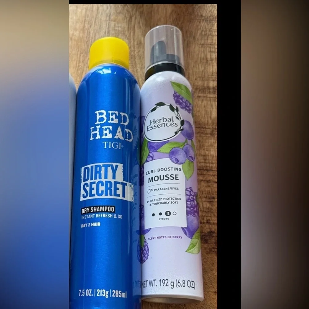Bed Head Dry Shampoo and herbal essences mousse bundle of 2 NEW NWT